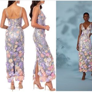 NWT Helsi Norah Sequin Appliqué Gown